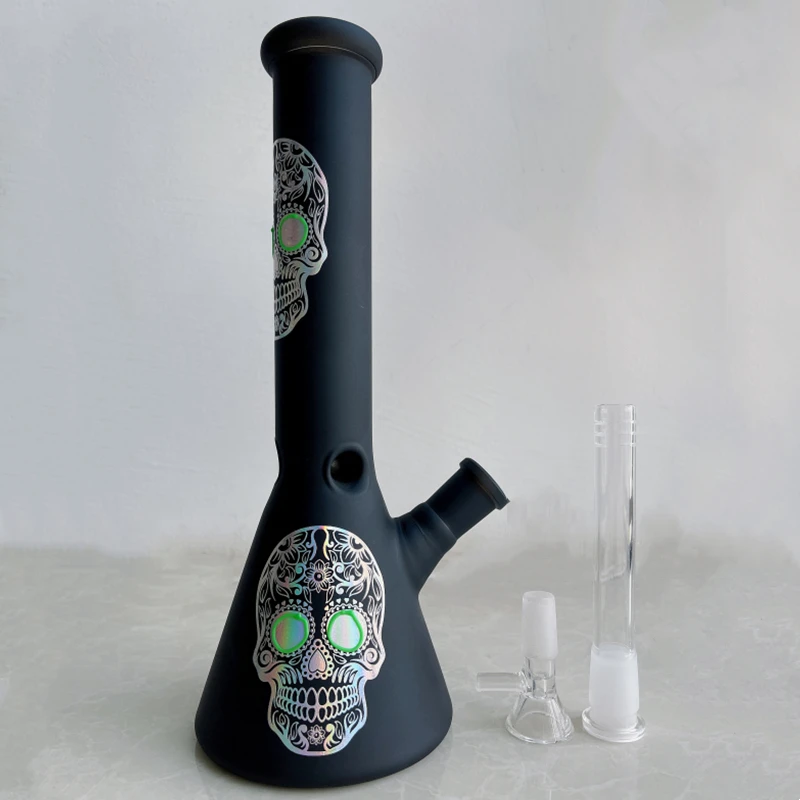 

Hookah Mouth Glass Integrated Design Bowl Tube Welded Together Transparent Shisha Tool Manual Welding Borosilicate glass