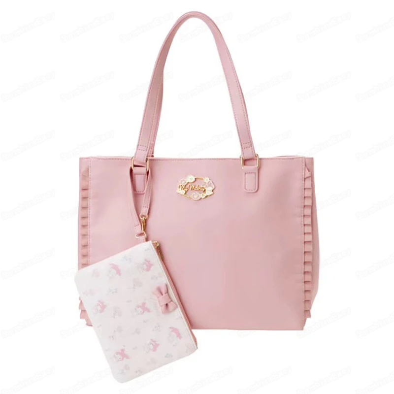 2 шт./лот, модные Наплечные сумки с принтом HELLO KITTY, сумка для мам, простая вместительная сумочка, роскошная сумка, HK-TT073