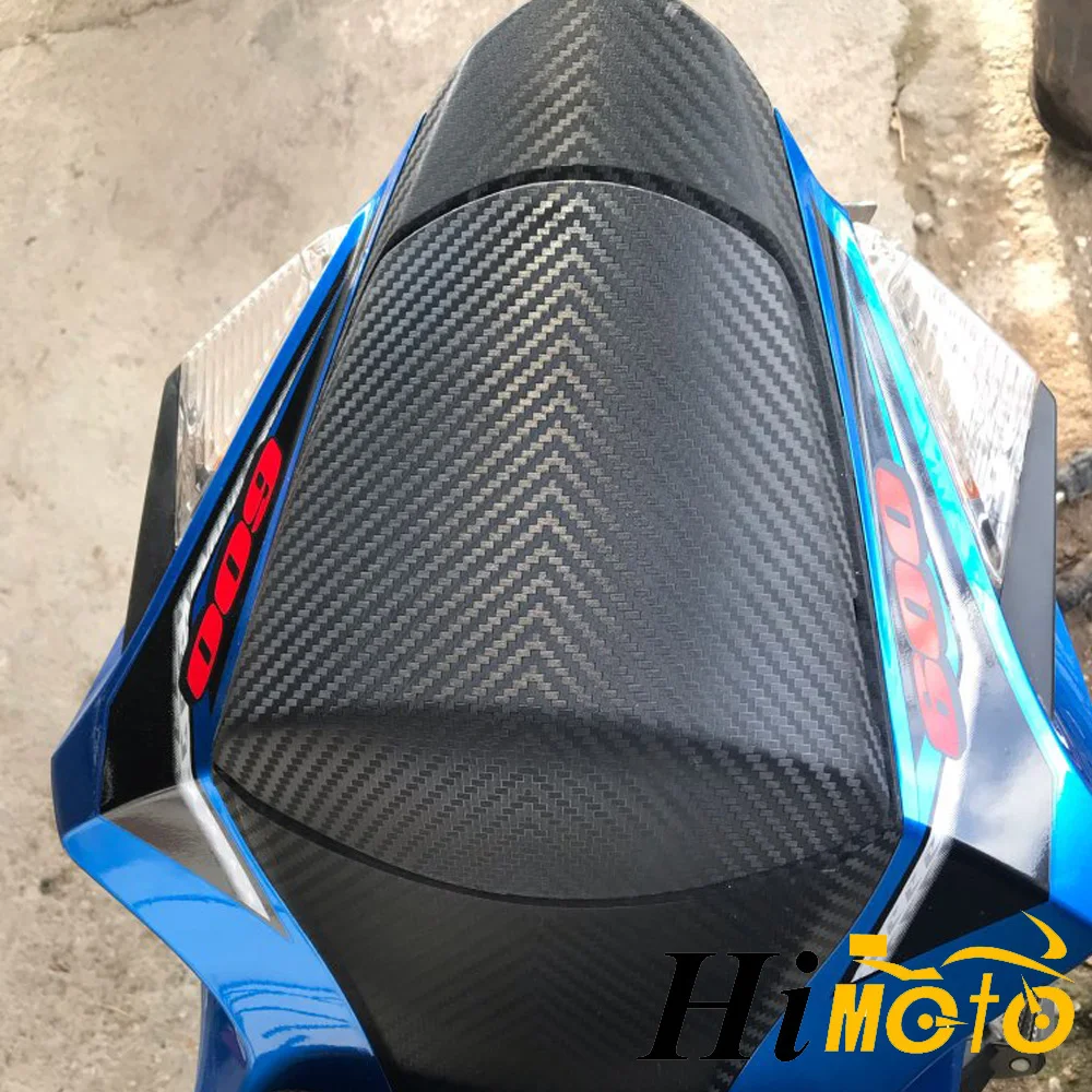 Подходит для Suzuki GSXR600 GSXR750 GSX-R 600 750 GSXR 600 2011 2012 2013 мотоциклы углерода черный заднего сиденья крышку капота