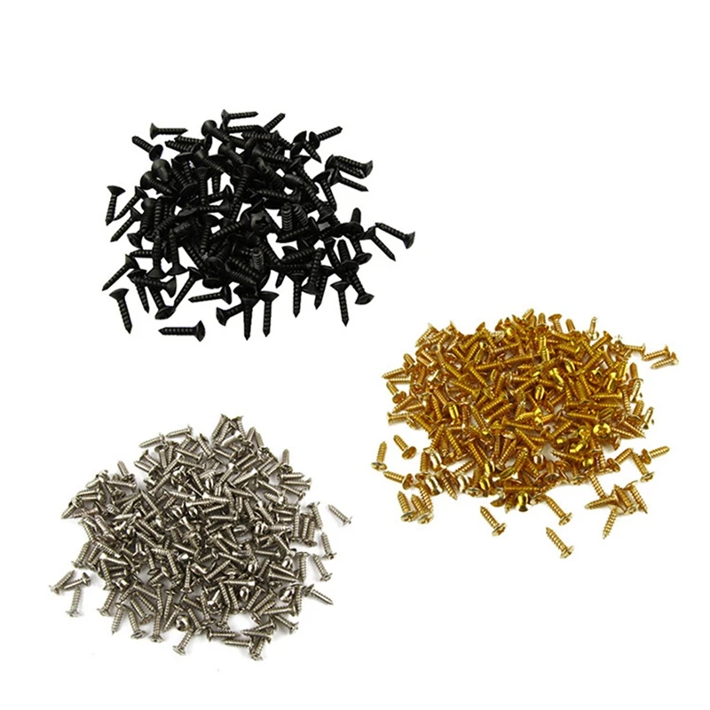 

Quality 100 Pcs Guitar & Bass Pickguard Screws for Strat & Tele