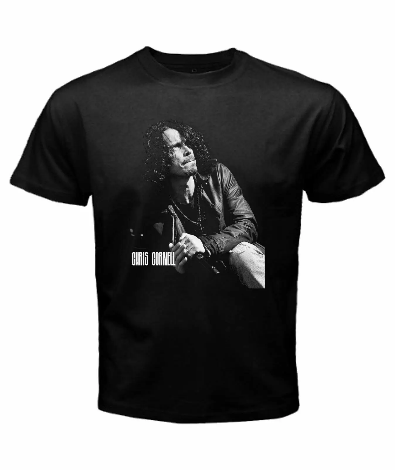 CHRIS CORNELL 20 июля 1964 17 мая 2017 мужские футболки с принтом Мужская футболка коротким