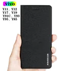 Кожаный чехол-книжка для Vivo Y52 Y72 Y11 Y12 Y19 Y17 Y15 Y95 Y93 Y91C Y91i Y31 Y30 Y20 Y50 Y85 Y81 Y71 V20 V21