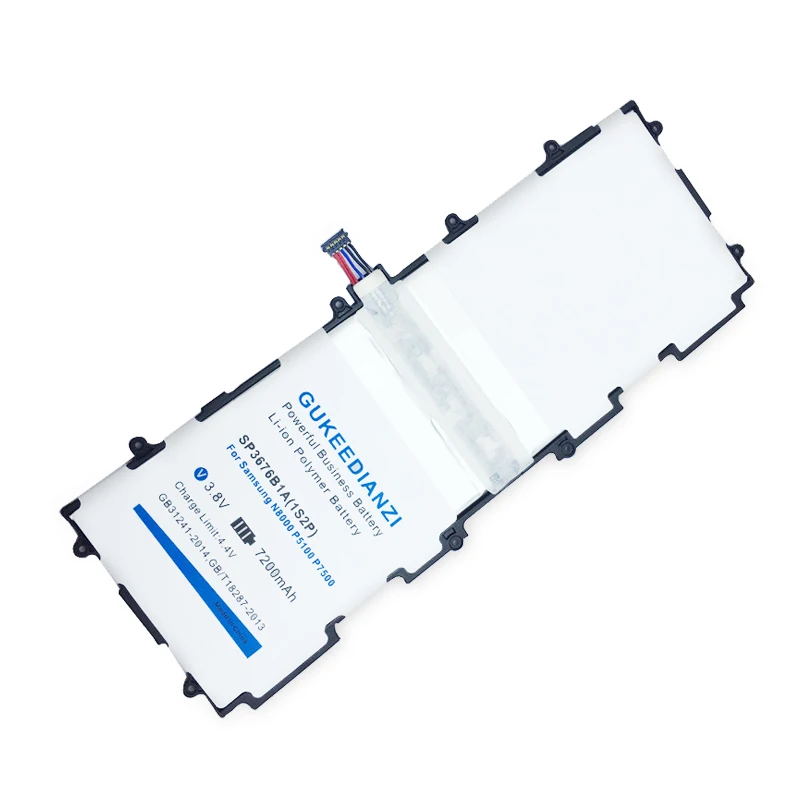 Аккумулятор GUKEEDIANZI 7200 мАч SP3676B1A для samsung Galaxy Tablet Tab 2 Note 10,1 P5100 P5110 P7500 P7510 N8000 N8010+ внешний аккумулятор