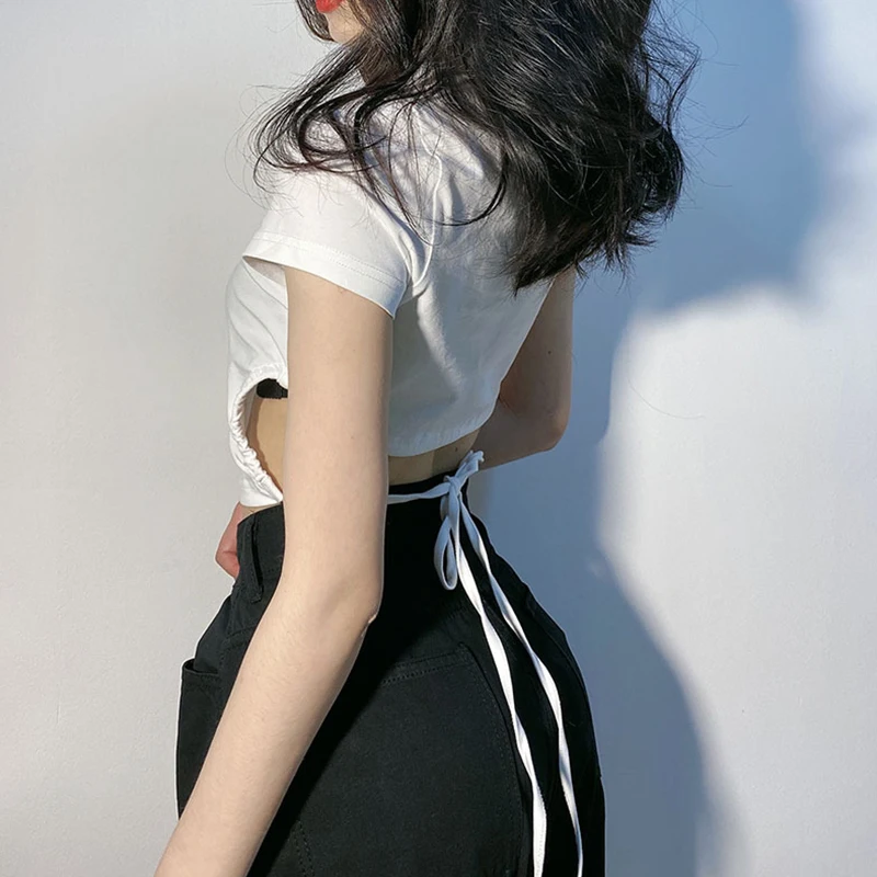 

Women Shirts summer camisole suspender vest top all-match new trend tie-dye T-shirt loose Hollow halter basic clothes Sexy print