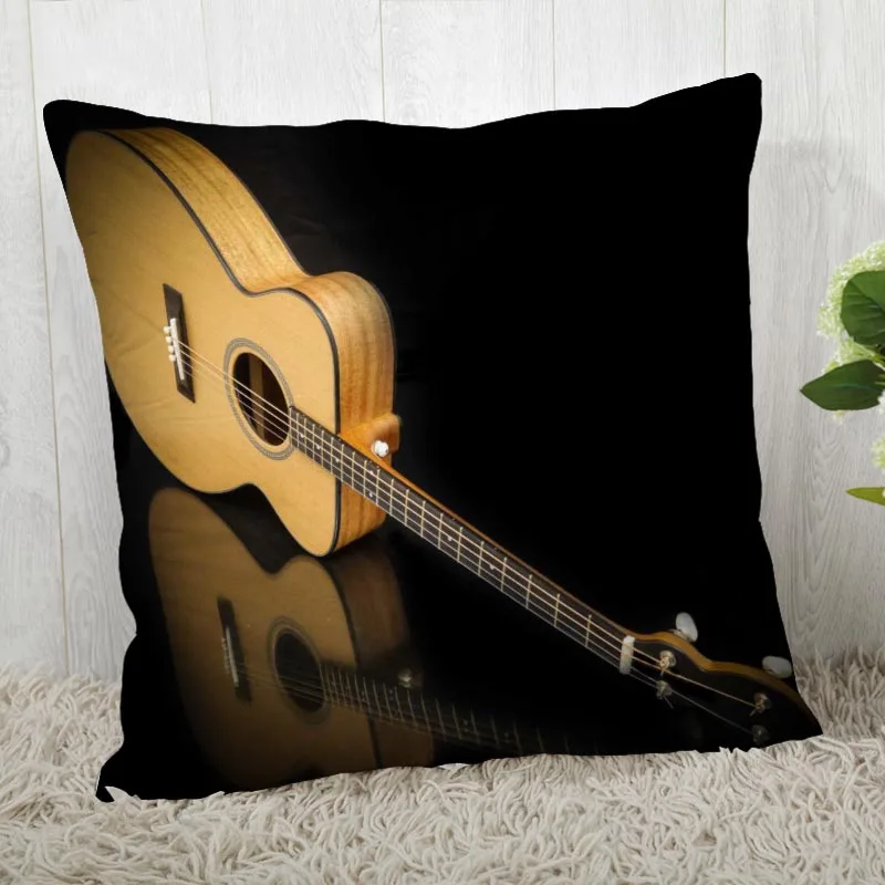 Наволочки под заказ гитарная квадратная наволочка Рождественская Наволочка на