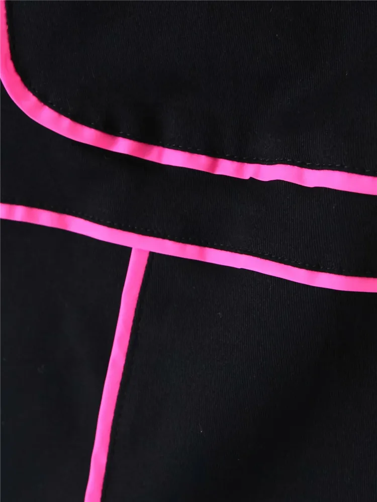 

Streetwear Pants Women Trendy Rock Reflective Stitching Loose High Waist Casual Sweatpants Big Pockets Long Pants Woman Trousers