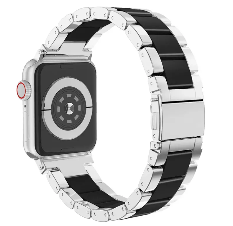 Аксессуары для часов Ремешок для apple watch 5/4/3/2/1 apple watch, ремешок 42 мм, 38 мм, Версия 44 мм 40 мм наручных часов iwatch, керамика, браслет из нержавеющей стали
