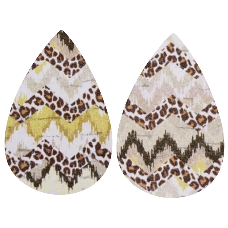 

Leopard Print Faux Leather Earrings 2022 New Style For Girl