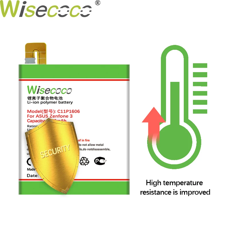 WISECOCO 3850 мАч C11P1606 батарея для ASUS Zenfone 3 Laser 5 &quotZC551KL телефон в наличии + номер