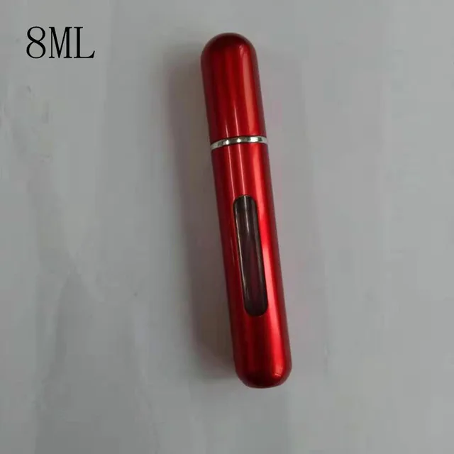 Red MUB-8ml портативный мини многоразовый флакон для духов с распылителем ароматный насос пустые косметические контейнеры распылитель бутылка для путешествий - Цвет: Red