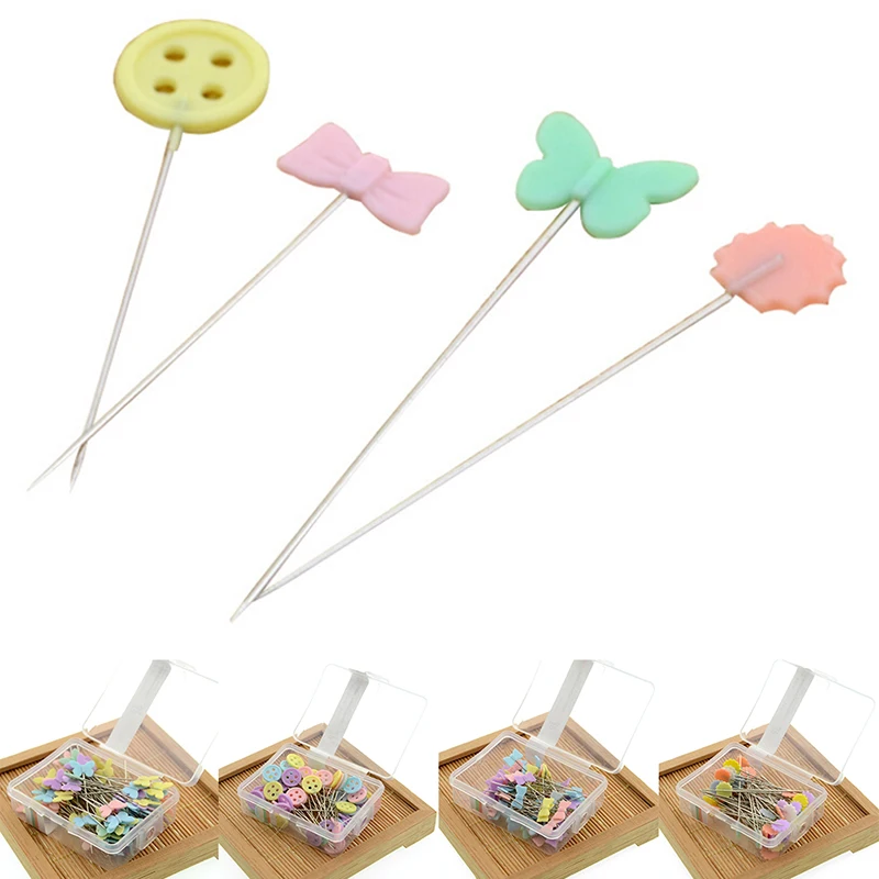 80шт./упак. высококачественные Лоскутные булавки фиксирующие плоские с