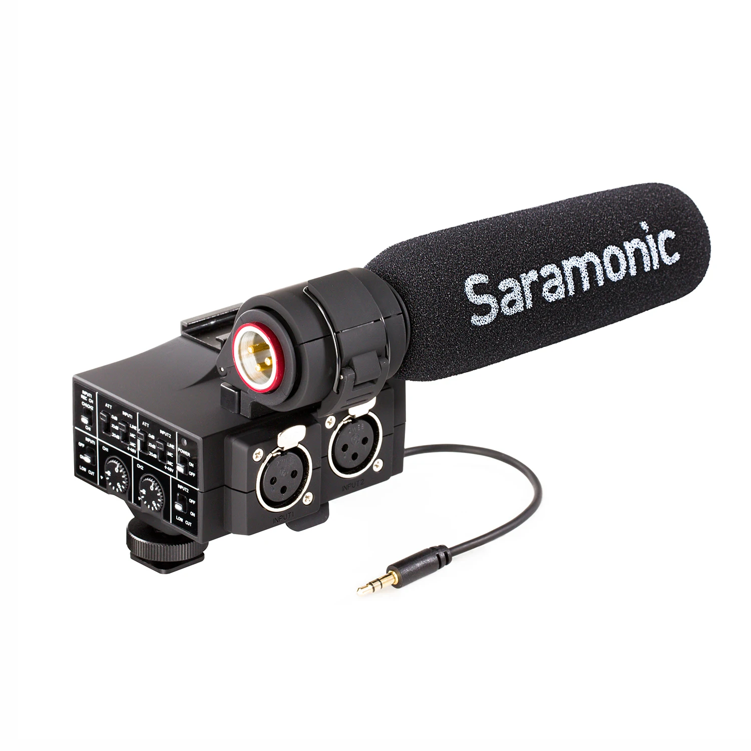 

Saramonic MixMic Audio Adapter and Shotgun Microphone kit for DSLR Cameras and Video Cameras