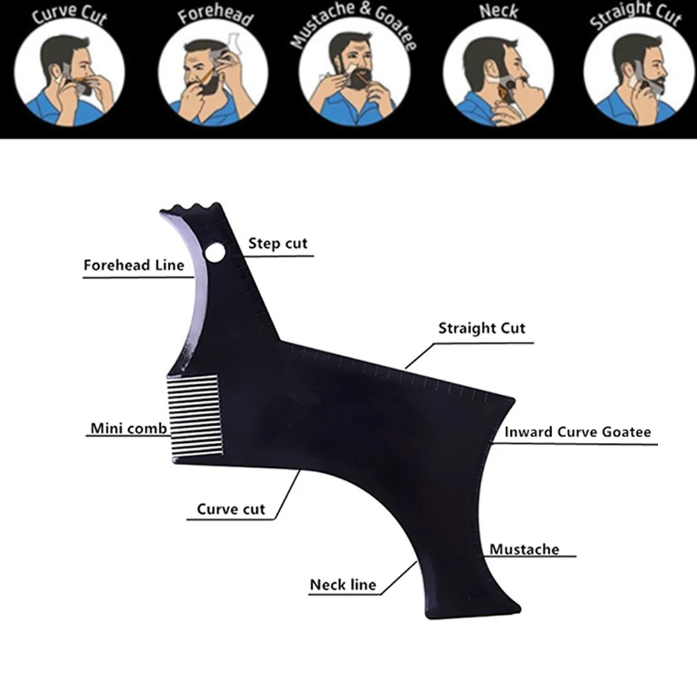 1 шт. расческа для придания формы бороде | Красота и здоровье