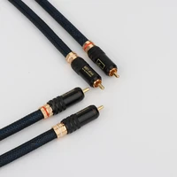 preffair x404 pair rca cable top grade silver plated rca male to male cable wbt0144 gold plated plug