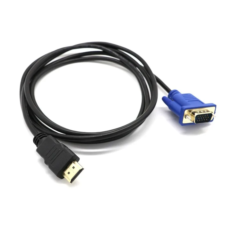 1 метр 1080P HD HDMI-совместимый кабель для VGA-совместимый с аудиоадаптером |