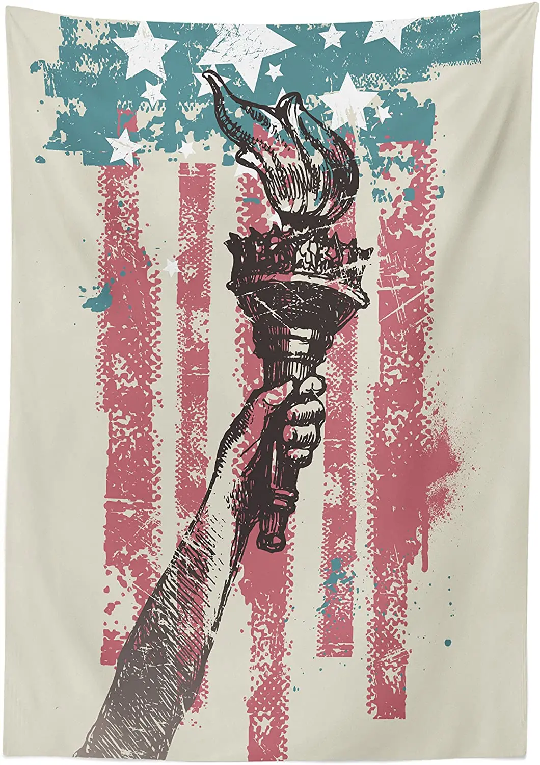 Уникальная скатерть с американским флагом абстрактная США Патриот 4 июля герб