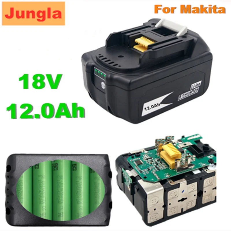 Аккумулятор для MAKITA BL1880 BL1860 BL1830 + 3A 18 в 12 Ач 12000 мАч | Электроника