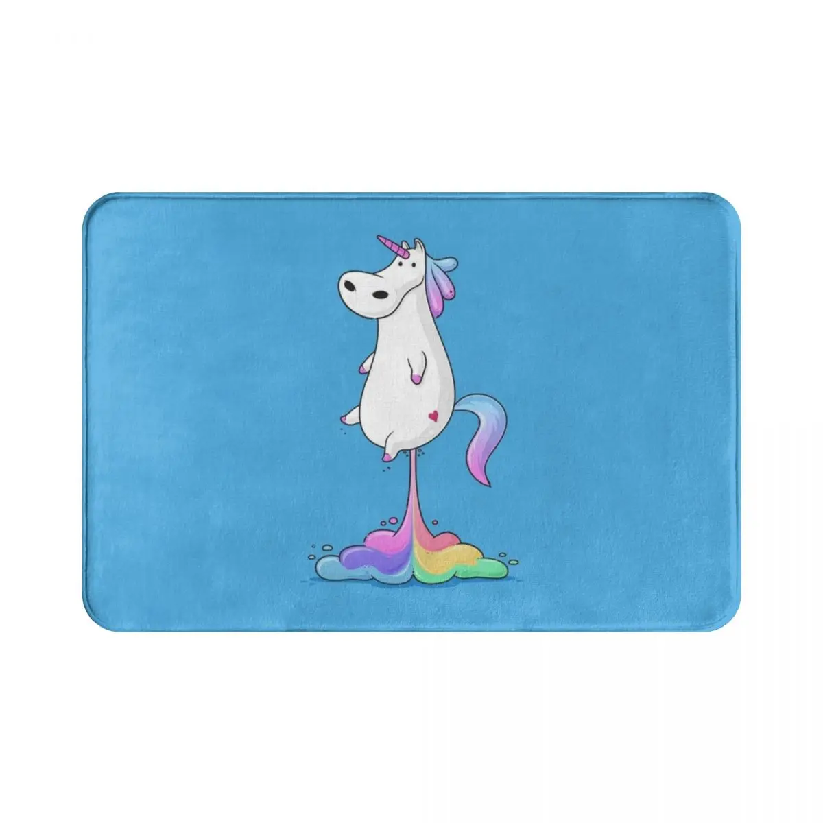 

Напольный коврик из полиэстера с единорогом, 40 х60 см