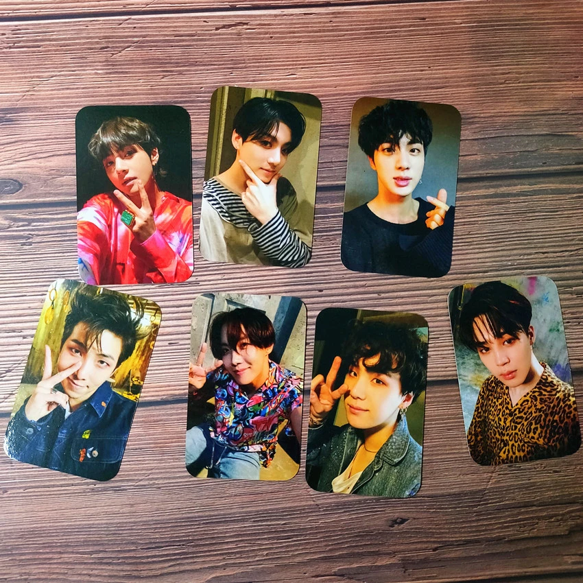 KPOP Bangtan мальчик альбом воспоминания о ломо карты V SUGA сделано бумага фото лампа карты плакат HDPhotocard 3RD 5TH LOVE YOURSELF AllCard