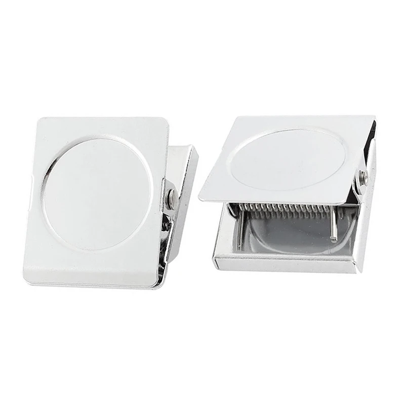 

Refrigerator Spring Loaded Magnetic Wall Clip Memo Note Holder 3pcs