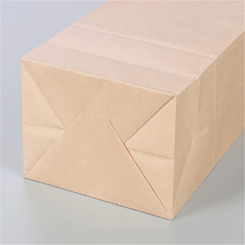 

25/50pcs Gift Bags Packaging Biscuit Candy Food Cookie Bread Snacks Baking Takeaway Bags Cake Boxes Packaging Kraft Paper Bag