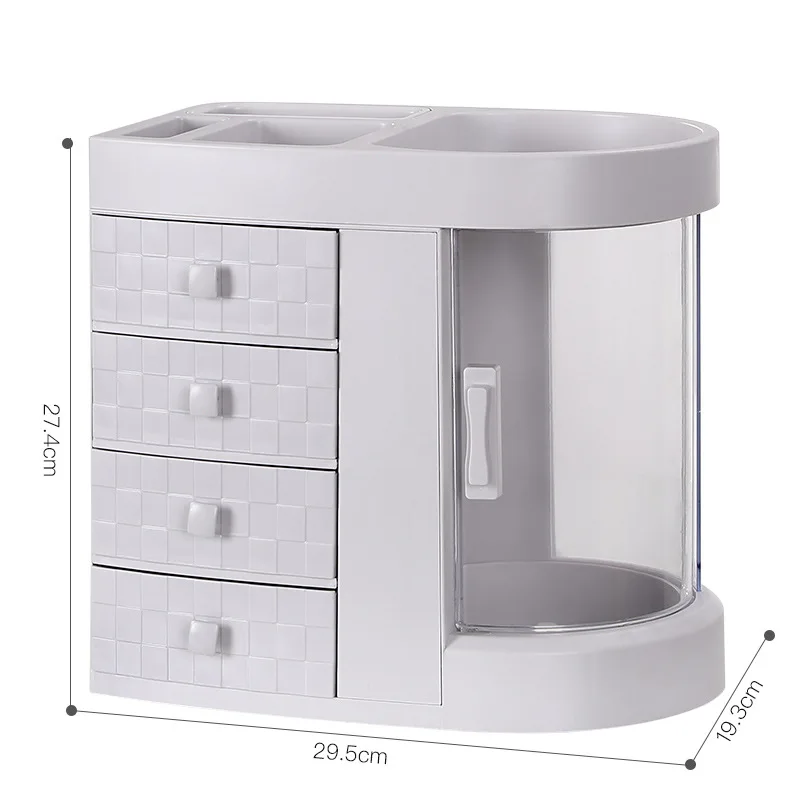 

Large Capacity Cosmetic Storage Box Makeup Drawer Organizer Jewelry Nail Polish Makeup Container Desktop Sundries Storage Box