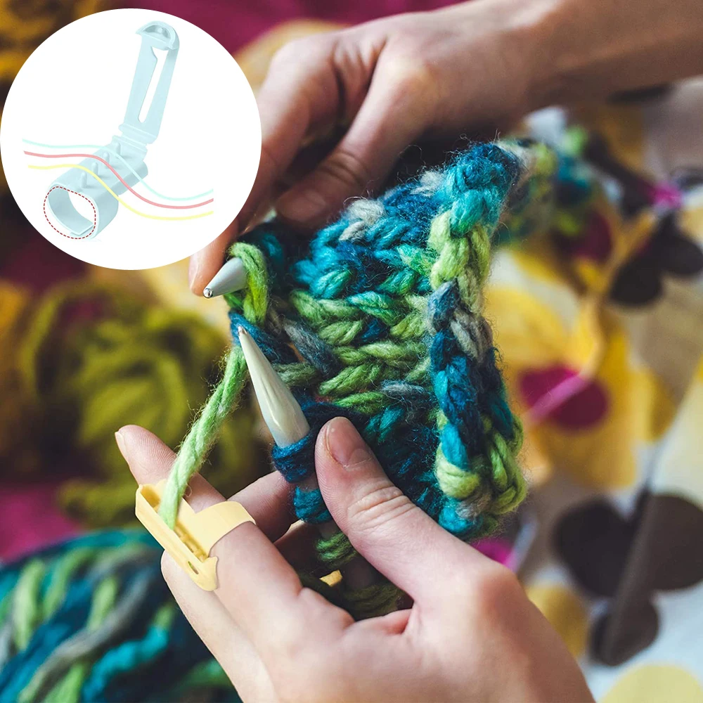 Направляющая для пряжи Набор держателей пальцев направляющая инструменты