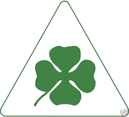 

For 4Pcs/Set Car Vinyl Decals Stickers ALFA ROMEO CLOVERS DELTA 6" Each