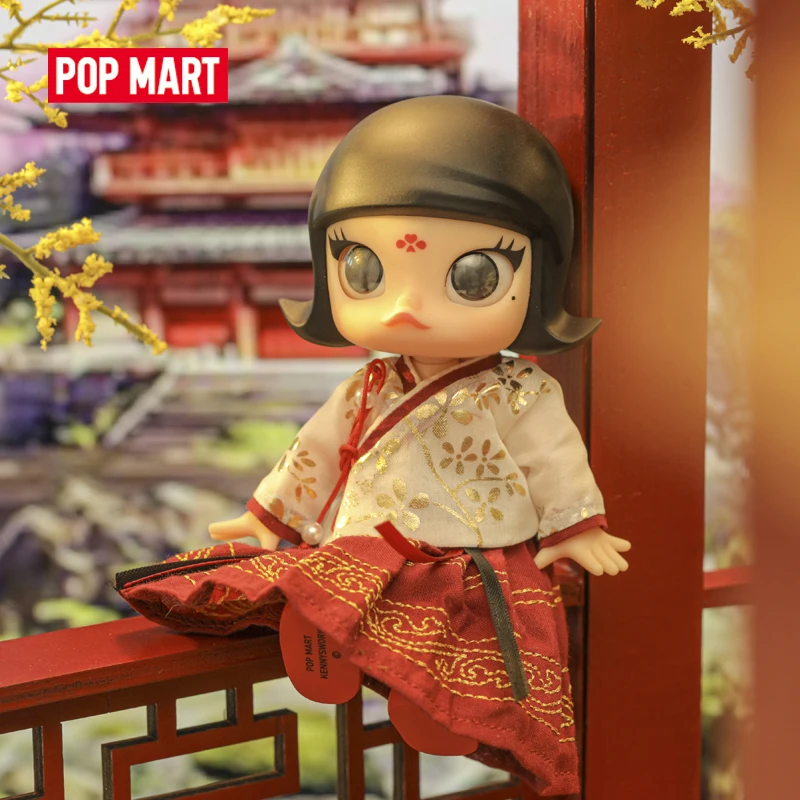 POP MART BJD красная юбка в китайском стиле/розовая Molly Коллекционная Милая экшн