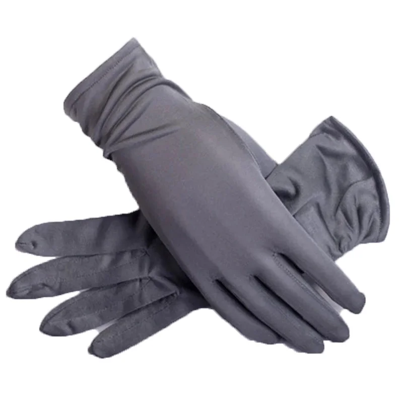 Женские перчатки из 100% натурального шелка тутового шелкопряда летние женские