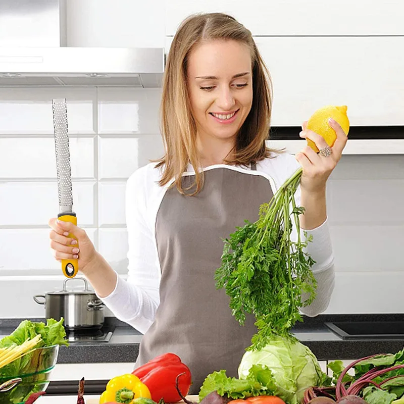 

Stainless Steel Hand Cheese Grater Slicer Nutmeg Lemon Citrus Microplane Cutter With Stainless Steel Drum Dropshipping