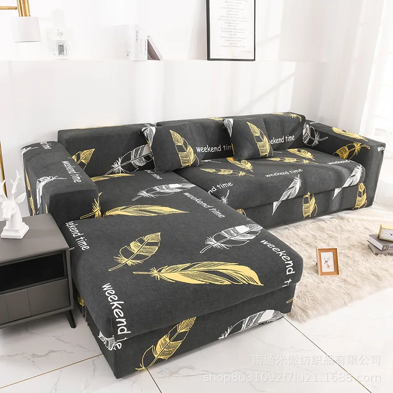 

Sectional Living Room Sofa Covers Universal Elastic Elegant Modern Minimalist Sofa Cover Meubles Living Room Furniture BC50SFT
