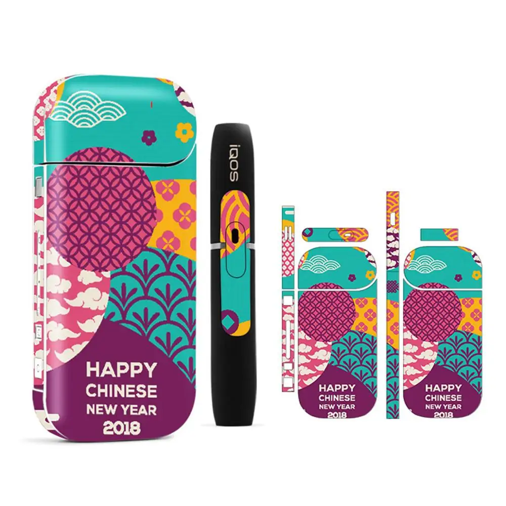 

Volcanee PVC Sticker Case for IQOS Stickers Printing Protective For IQOS 2.4 Plus Kit Sticker Skin Decal Stick E Cig Accessories