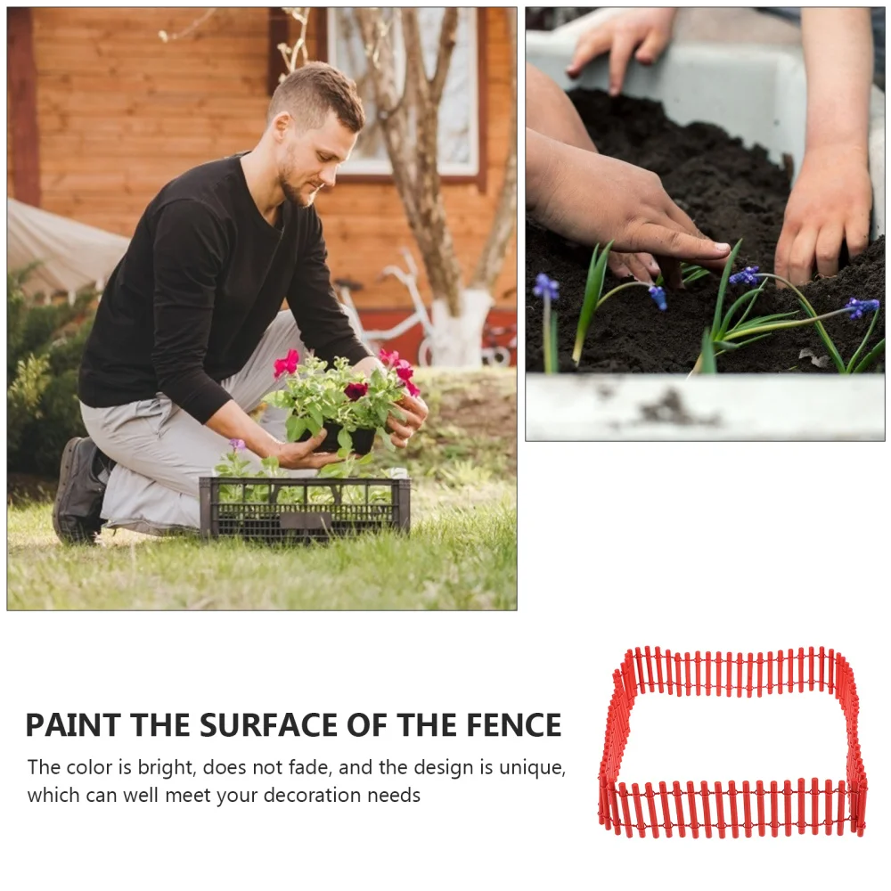 

2pcs Simulation Micro Landscape Fence Unique Fence Adornment
