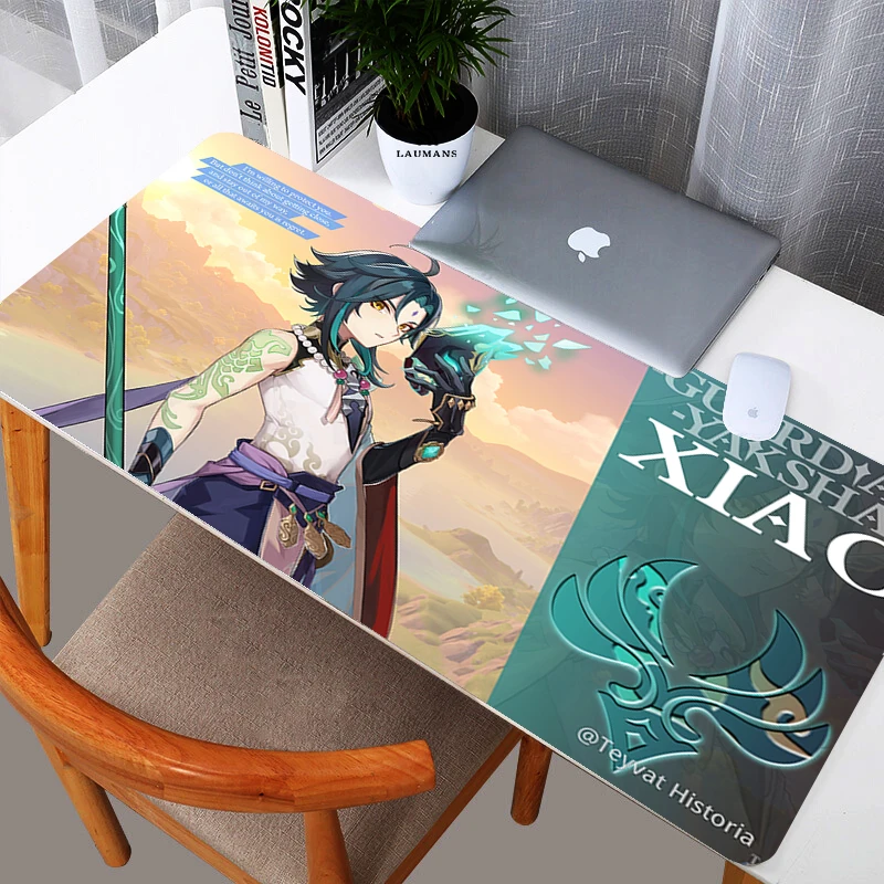 

Anime Mousepad Xxl Pc Gamer Complete Pad Genshin Impact Mouse Mat for Computer Desk Mat Mausepad DIY Deskpad Gaming Accessories
