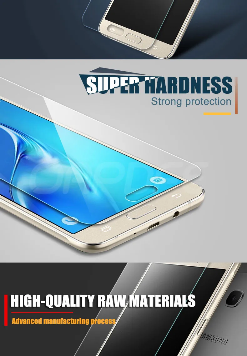 Закаленное Стекло на для Samsung Galaxy A3 A5 A7 J3 J5 J7 A6 A8 плюс A9 Экран Защитная Стекло пленка