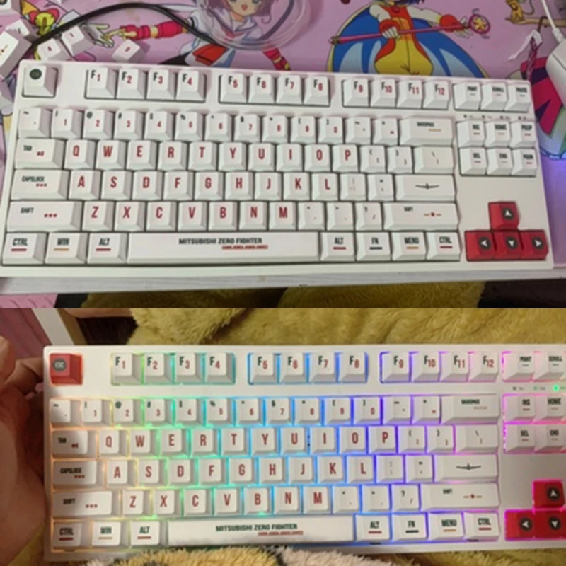 Колпачки для клавиш Cherry Profile PBT сублимационные колпачки механической игровой