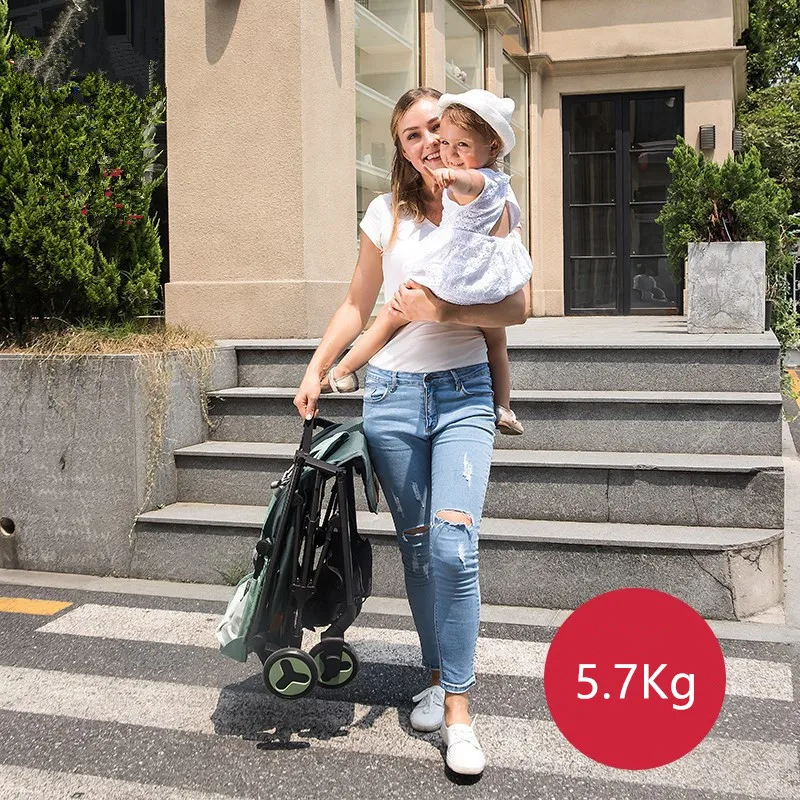 5 7 кг легкая Портативная Складная Роскошная детская коляска s на самолете Горячая