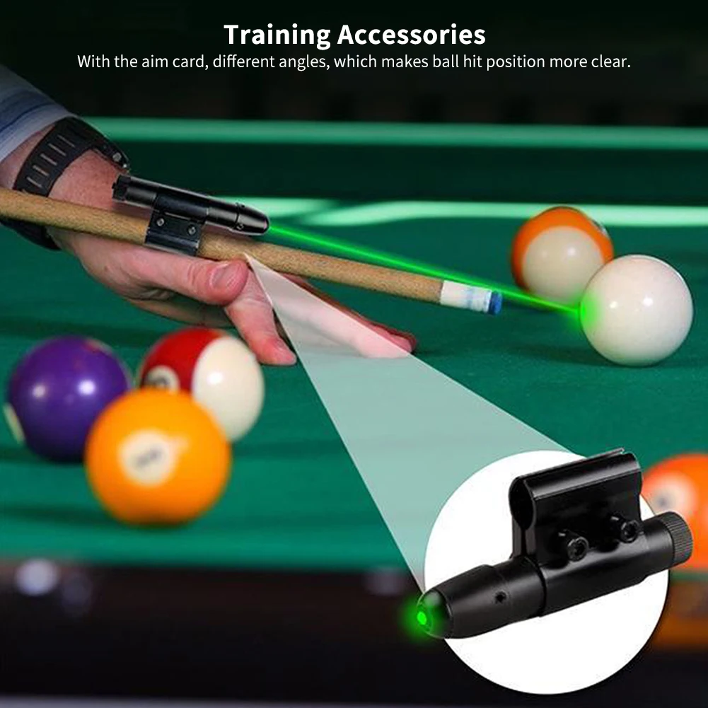 

For Pool Cue With Stabilizer Board Game Snooker Trainer ABS Correct Billiard Position Exercise Durable Beginners Portable