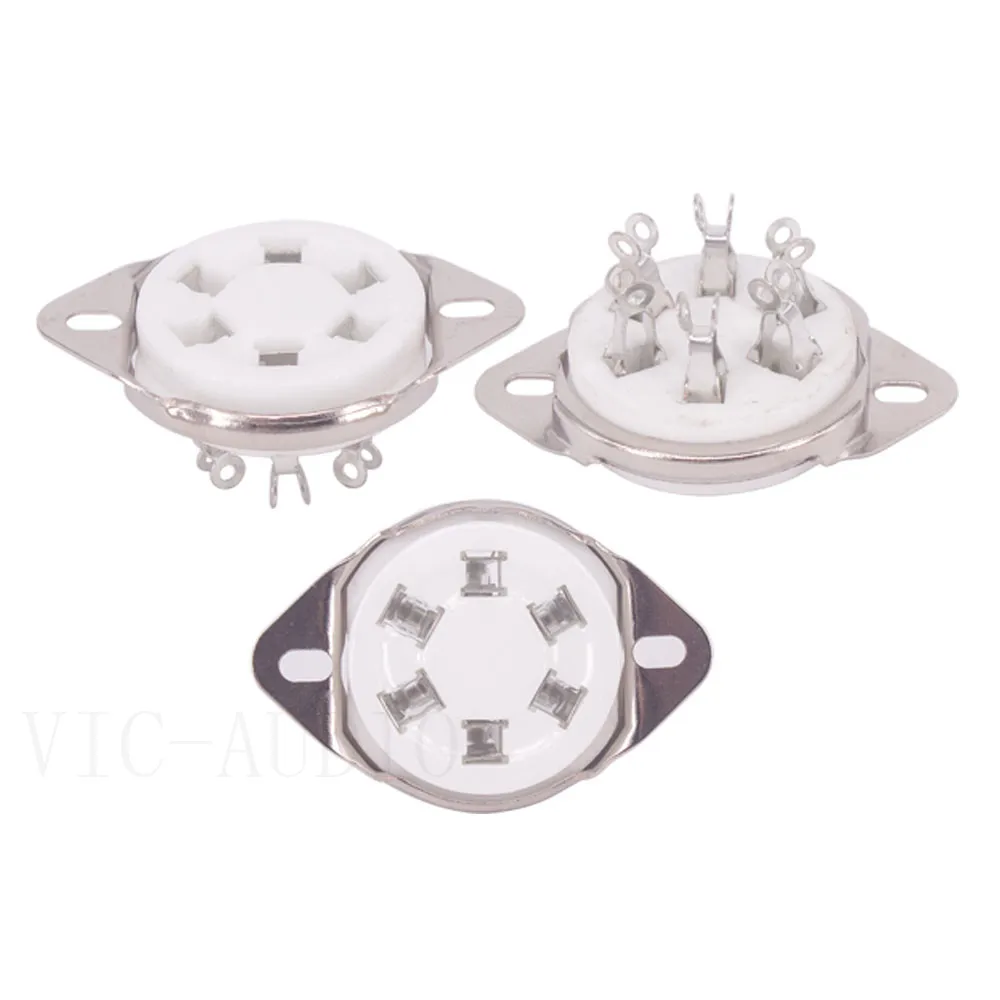 2 шт. 6 контактов для VT57 VT58 6D6 6C6 WE310 310A RK49|socket 755|socket receptaclesocket 478 ddr2 motherboard |