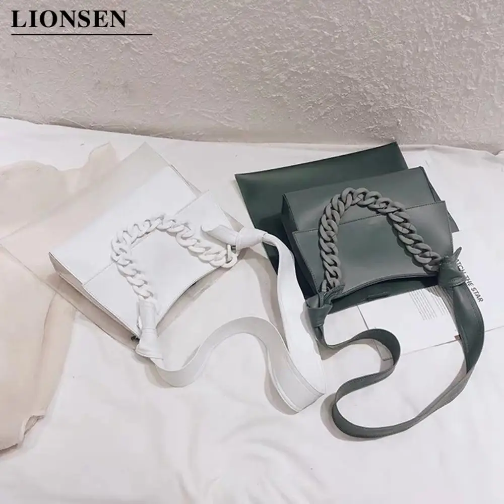 Lionsen акриловая цепочка для сумки на ручке 30 см/41 см съемный пластмассовый браслет
