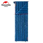 Водонепроницаемый спальный мешок Naturehike CW280 CWM400, ультралегкий, белый гусиный пух, тип конверта, для отдыха на природе