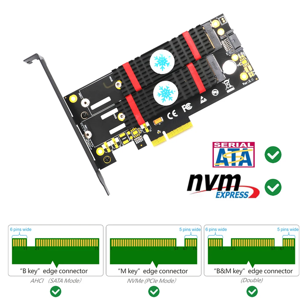 ngff b m ключ ssd конвертер модуль m 2 к pci e 4
