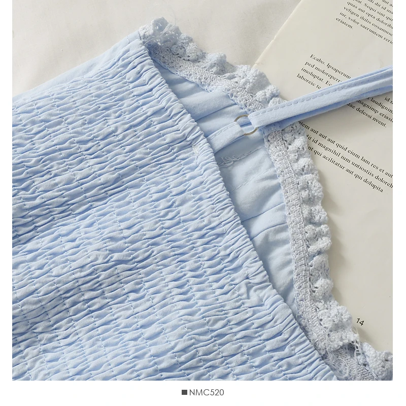 

Women Sexy Backless Strap Dress Korean Sleeveless A-line Party Dress Summer Ruffles Ruched Beach Dress 2021