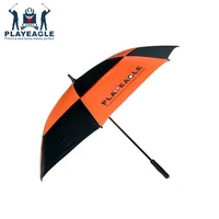 playeagle golf umbrella anti uv automatic fiber straight golf trolley umbrella golf equipment accessories