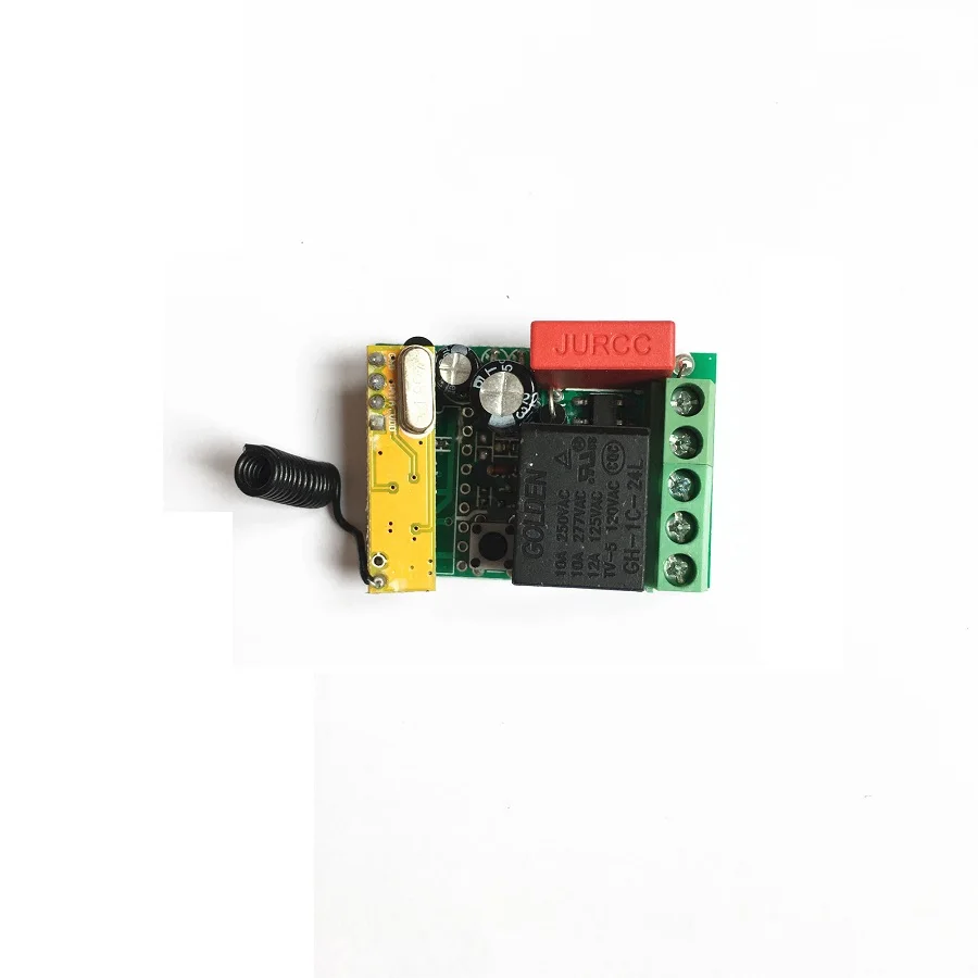 

Remote Control Receiver 12 Ways Wireless ON/OFF LED Ceiling Receiver AC 85V-260V Single Channel Light Remote Switch For Home