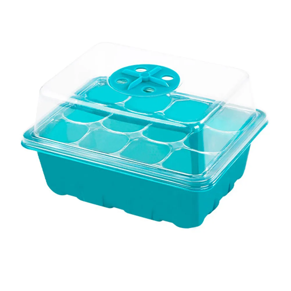 

Nursery Plant Grow Box Plants Starter Transparent Lid Tray W/ Plant Lables