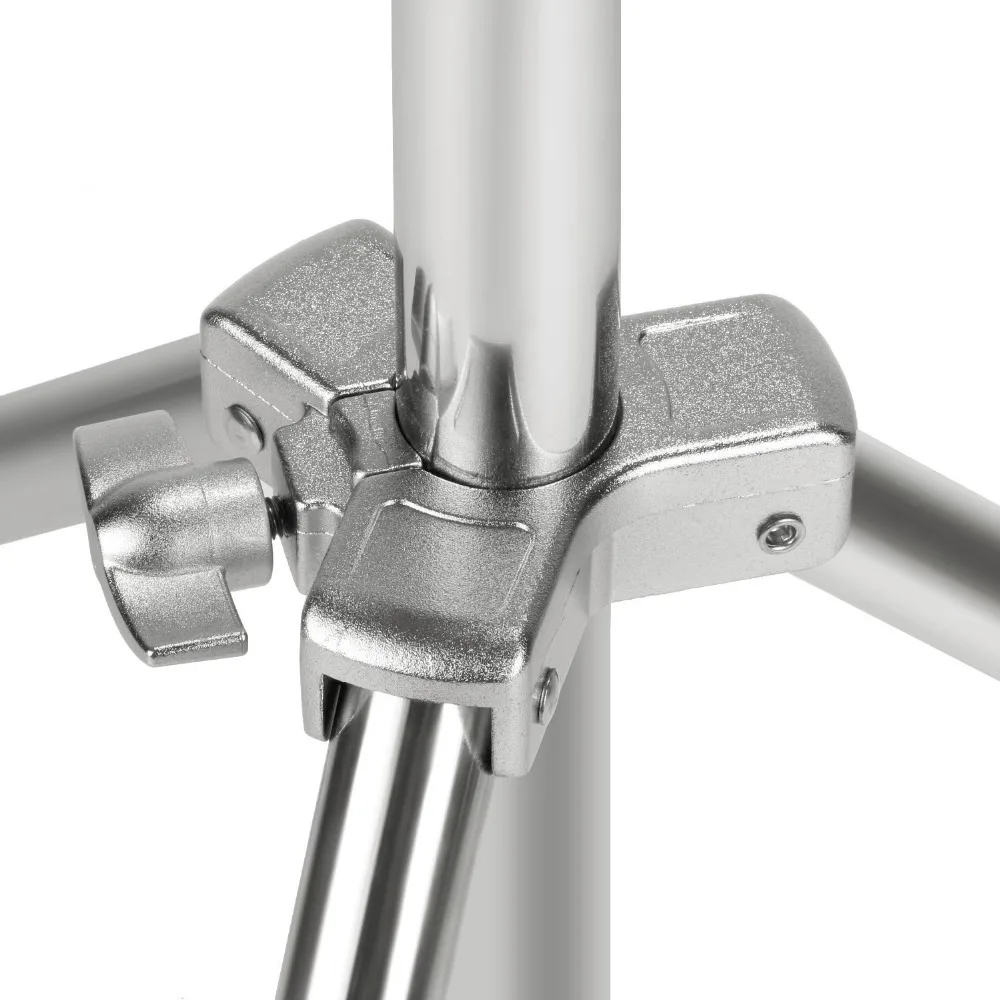 Neewer Stainless Steel Light Stand Silver, 86.6 inches/220 centimeters Foldable and Portable Heavy Duty Stand for Studio Softbox