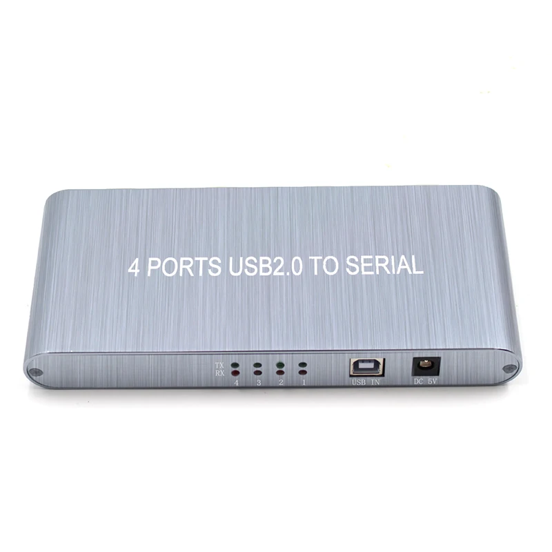 USB в 4 порта RS232 DB9 последовательный сплиттер Поддержка USB2.0 USB1.0 для Windows 10 8 7 XP 2000 MAC