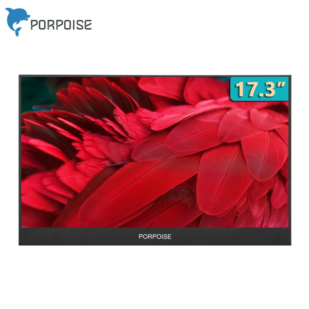 구매 PORPOISE-17.3 인치 게임 휴대용 화면, 1920x1080 HDR IPS 60Hz 디스플레이 유형 C Ps4 Xbox NS 스위치 USB 모니터
